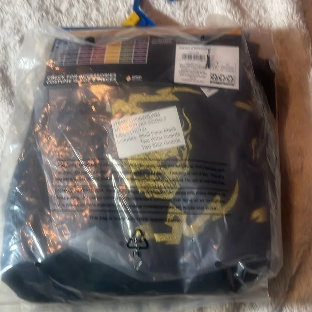 NEW skull ninja costume size large 10/12
